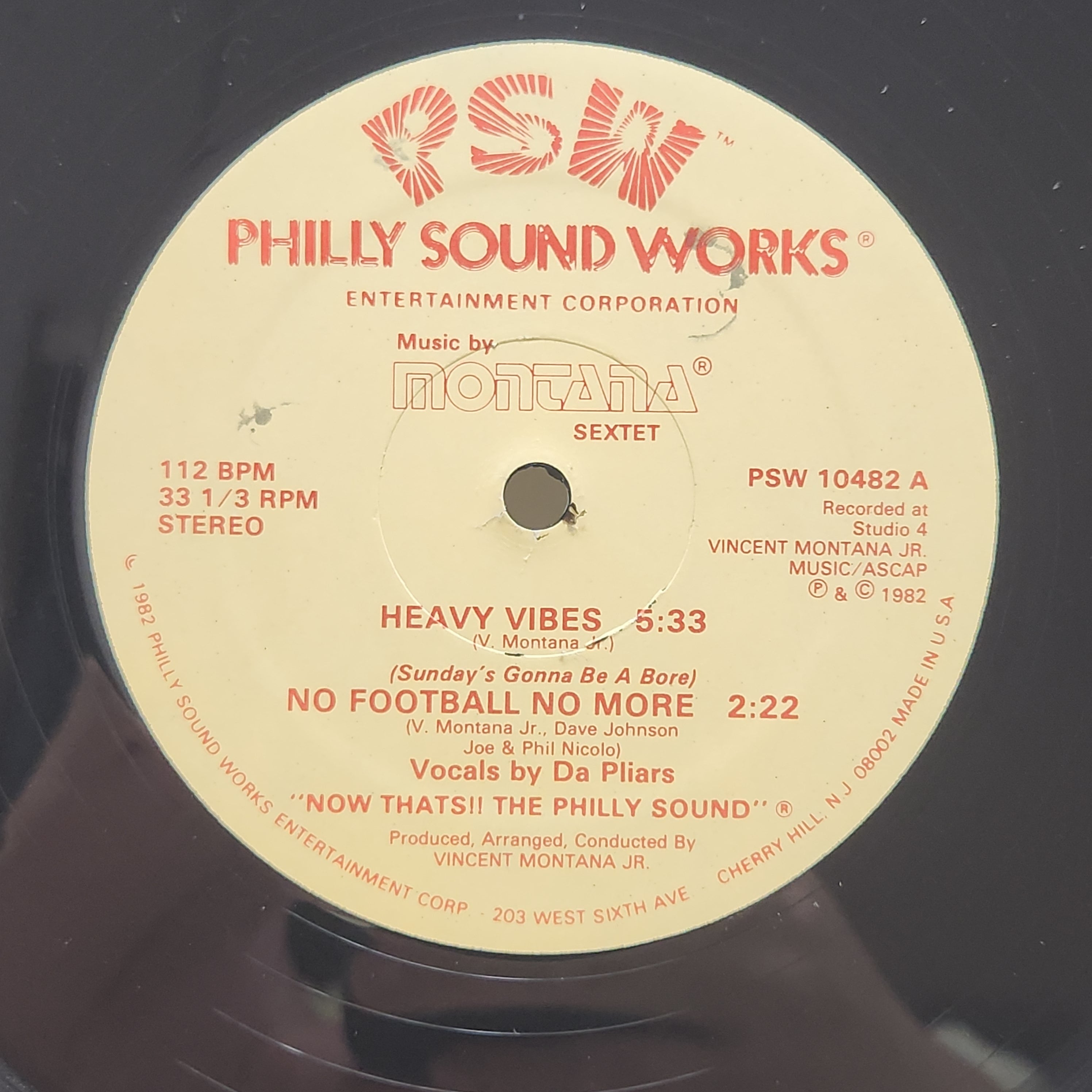 Montana Sextet / Heavy Vibes [PSW 10482] - 画像1