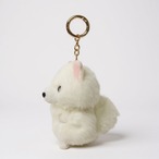 【ぬいぐるみチャーム】サモエド／キーリング 犬 マスコット 動物 お土産 ギフト