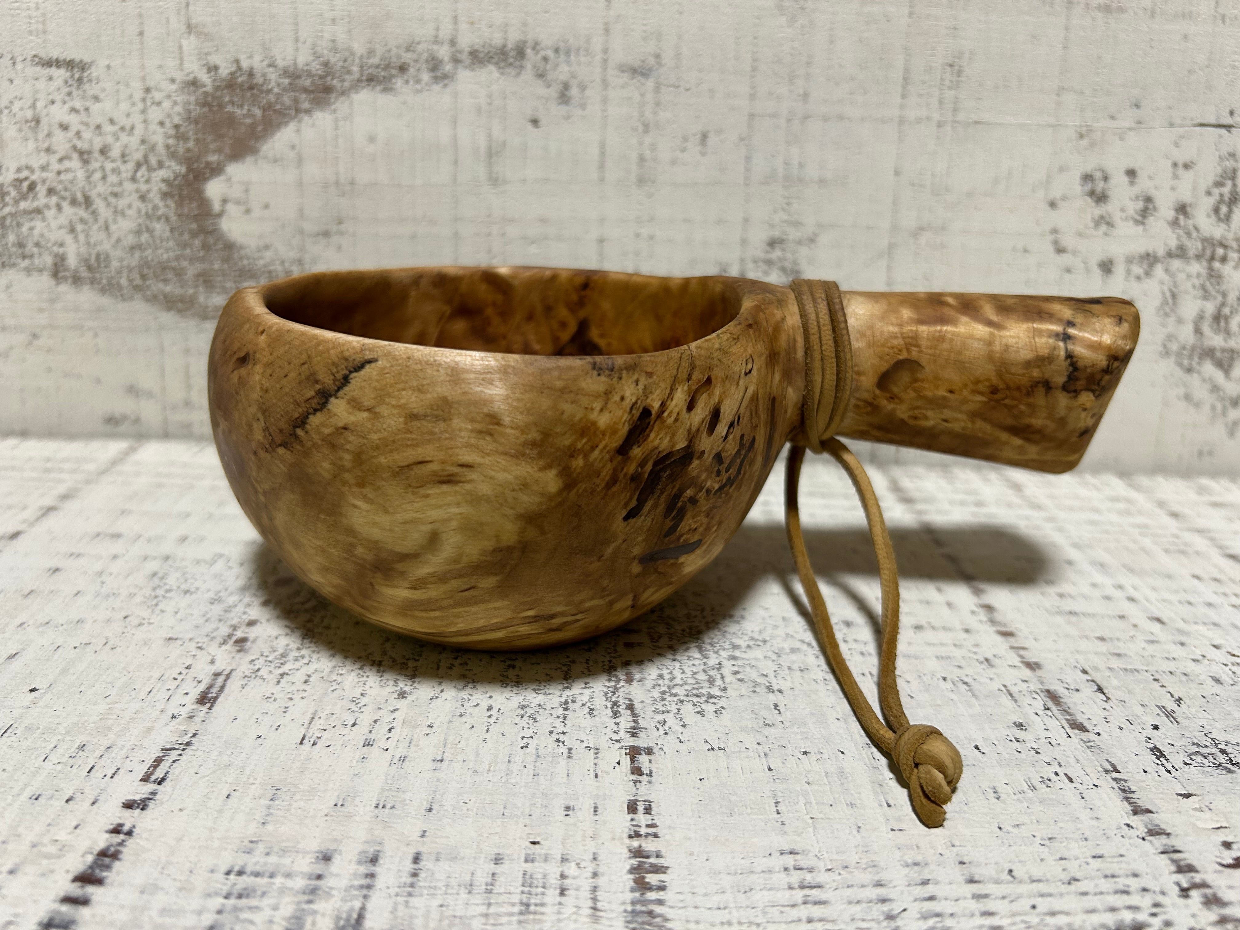 sunswood サンズウッド　白樺瘤　kuksa ククサ1点もの 手彫り sunswood