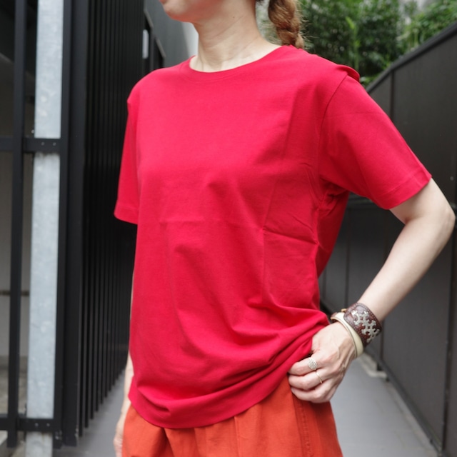 Schiesser(シーサー)クルーネックTシャツ　178442 RED