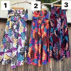 リーフ柄2wayスカート