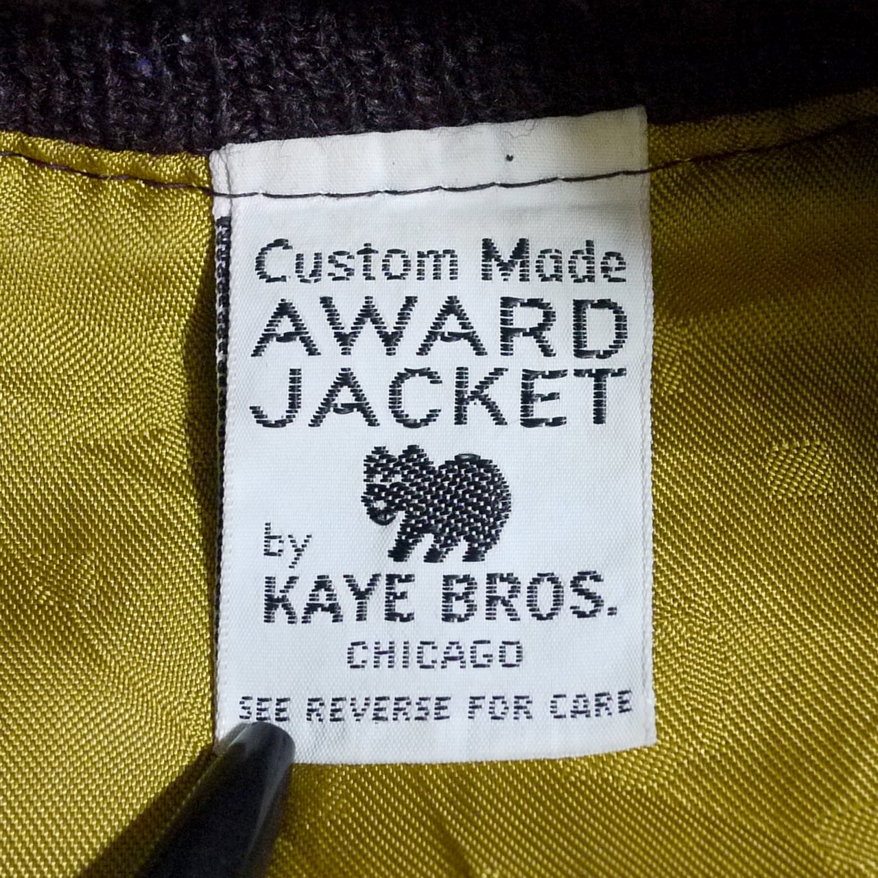 KAYE BROS 1970's Wool Award jacket | HOLIDAY WORKS