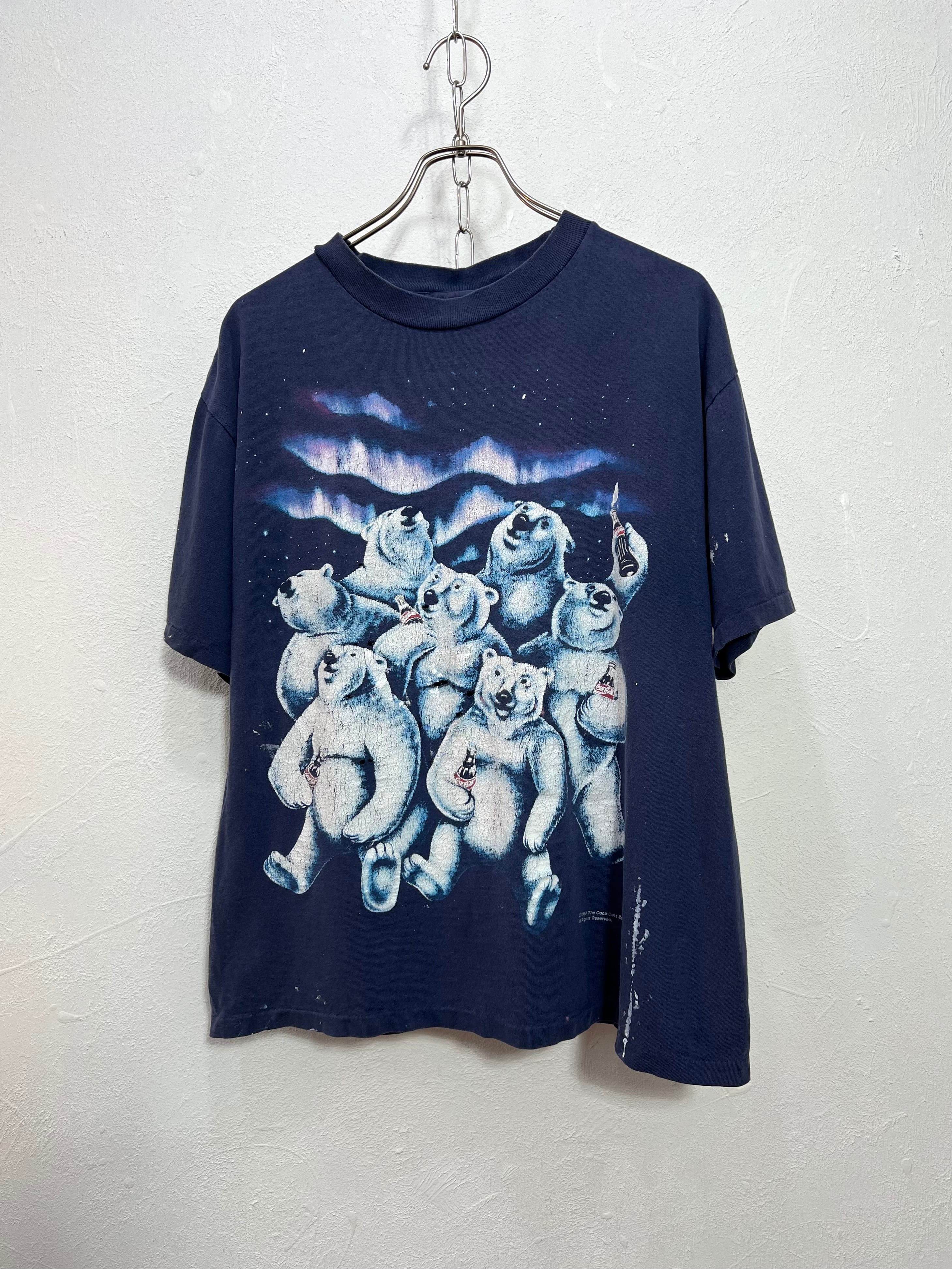 Bud Light 1992年 Tシャツ コカコーラ　総柄 Bud Light 1992年 Tシャツ コカコーラ 総柄 Bud Light 1992年 T