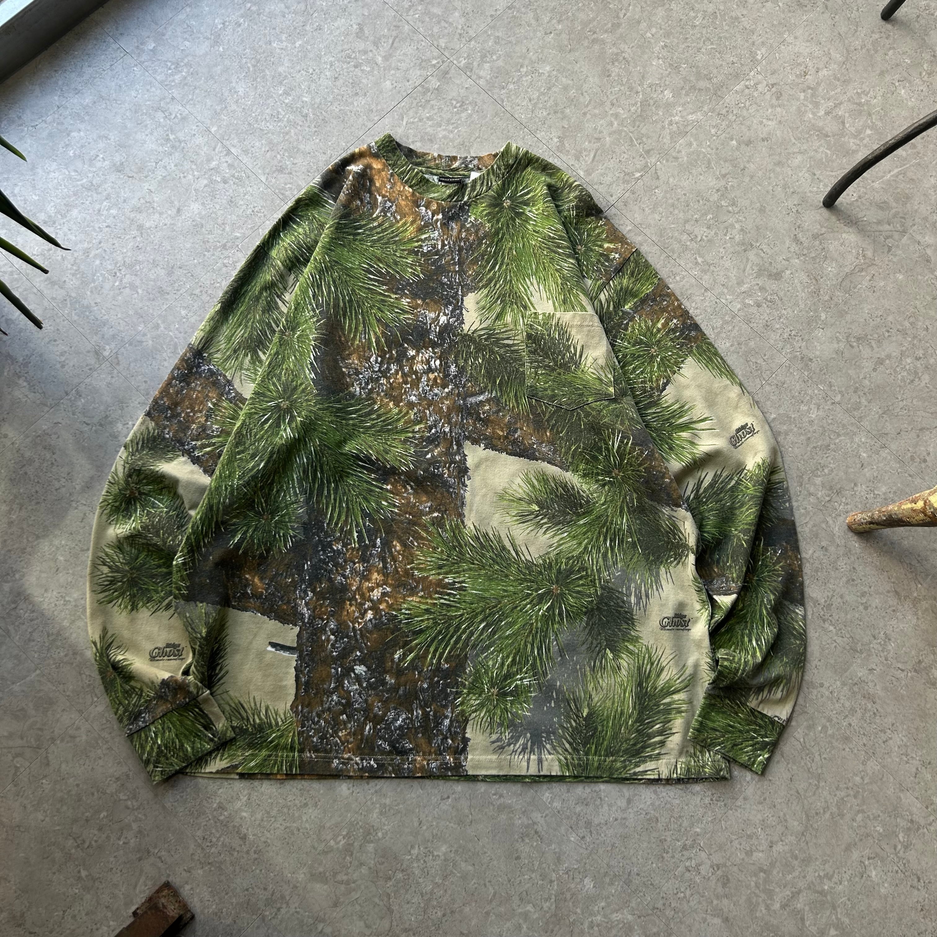 old GHOST CAMO "ridge ghost " L/S Pocket T-shirt【仙台店】