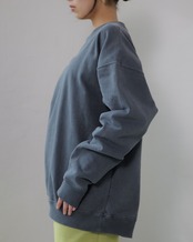 FOURAM - BIO URAKE ：Black｜度詰め裏毛／ガーメントダイ／ヴィンテージムード