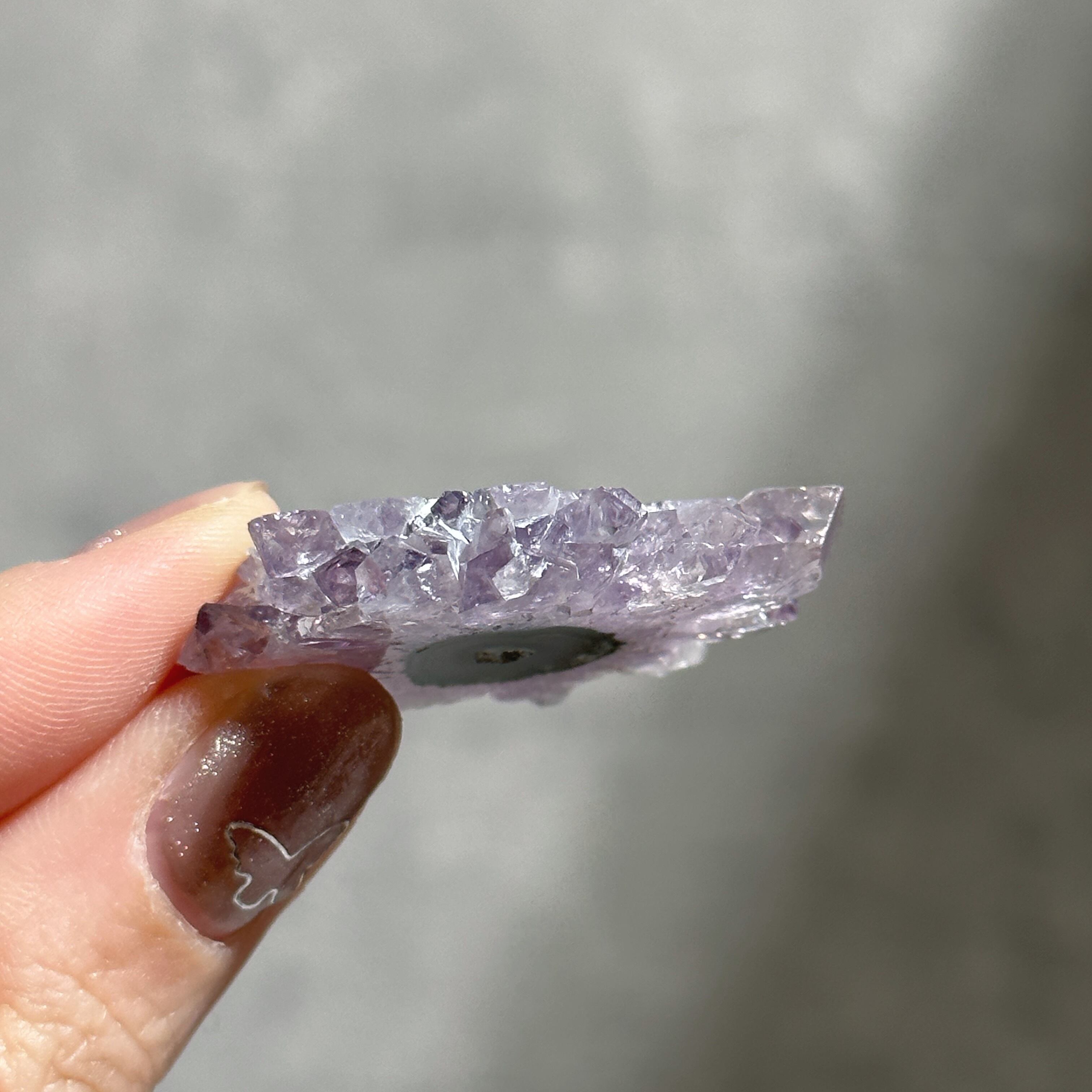 フラワーアメジスト スライス23◇ Flower Amethyst ◇天然石・鉱物