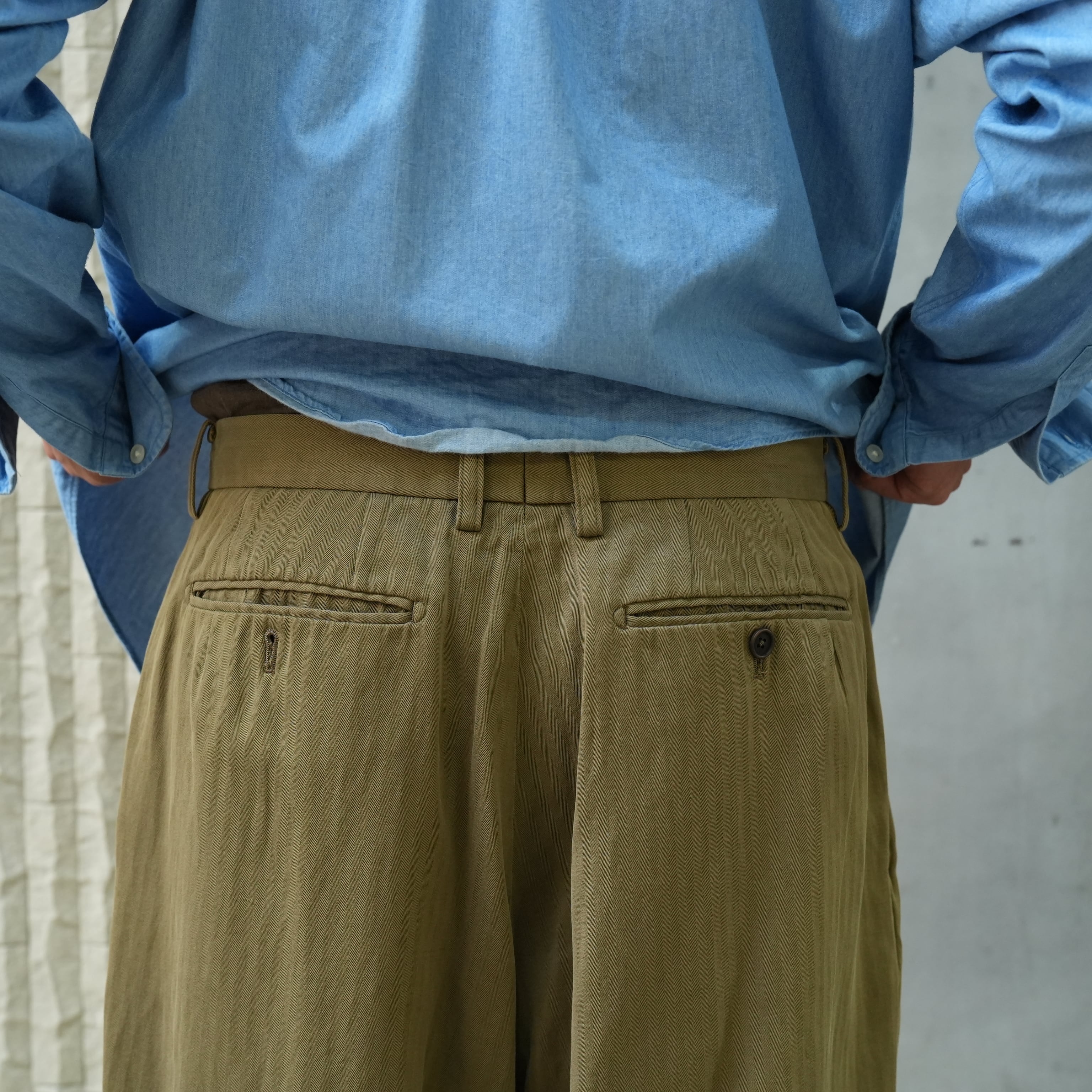 maatee&sons ドゥルン チノ 2 カーキ MAATEE&SONS for khaki 