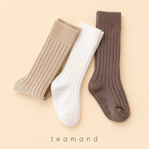team［取寄］basic knee socks (3set)