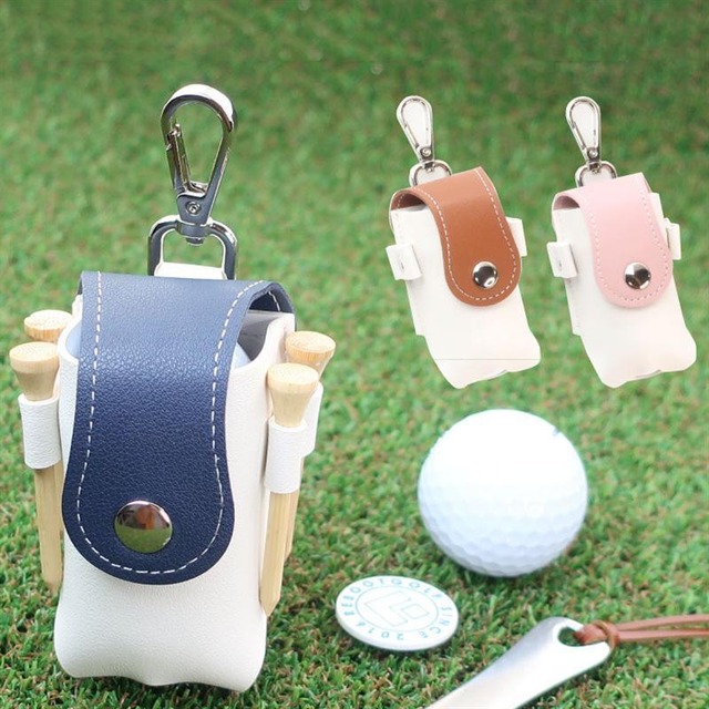 おしゃれゴルフアイテム！ ゴルフホルスター ボールバッグ ゴルフ 