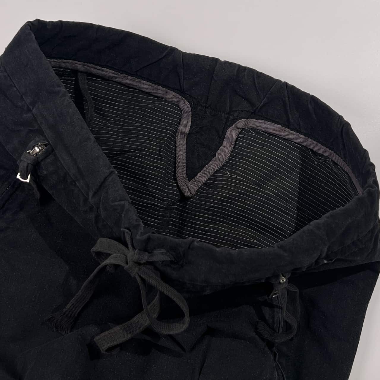 BORIS BIDJAN SABERI ボリスビジャンサベリ サルエルパンツ S/ブラックメンズ