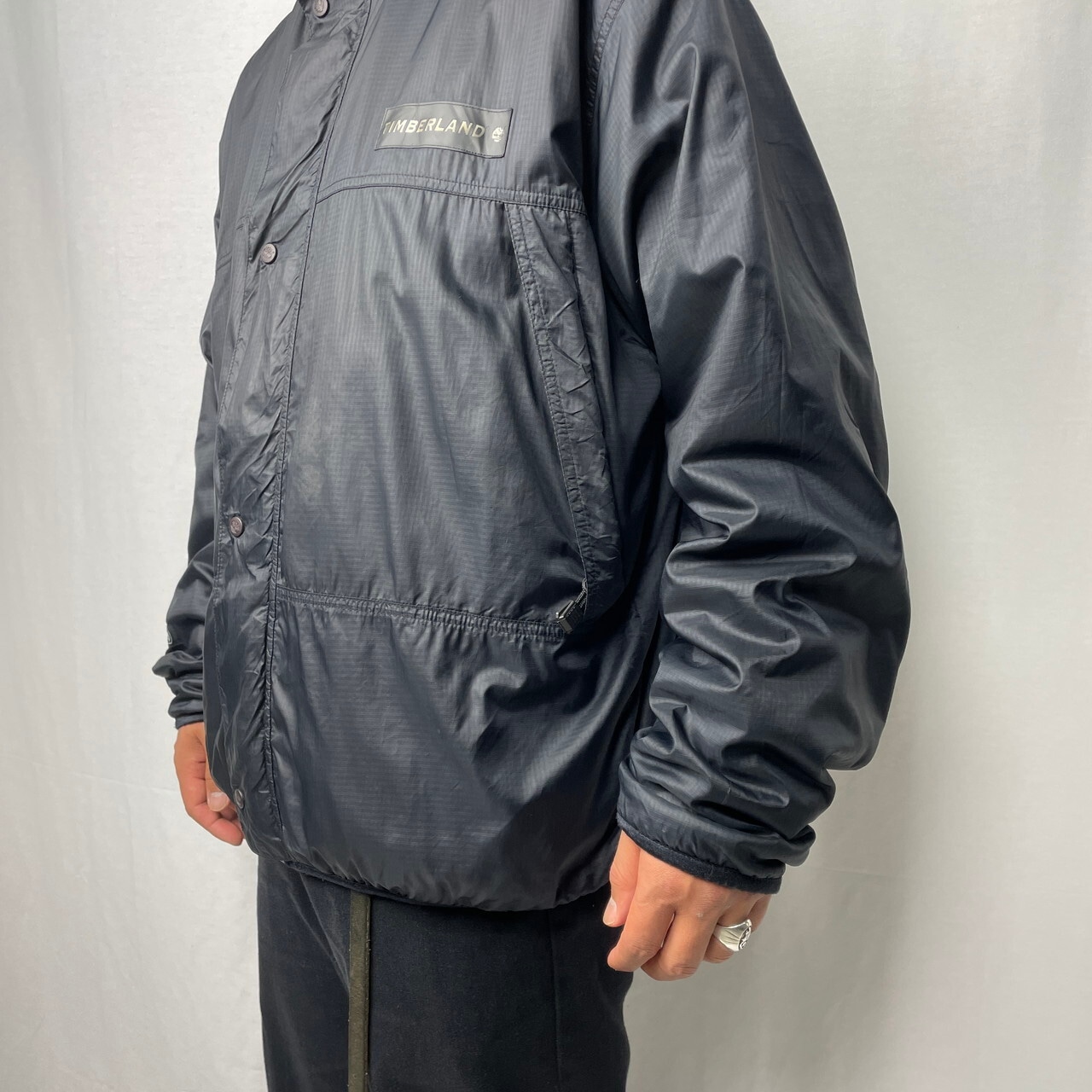 90年代 Timberland ティンバーランド ナイロン×フリース リバーシブル 
