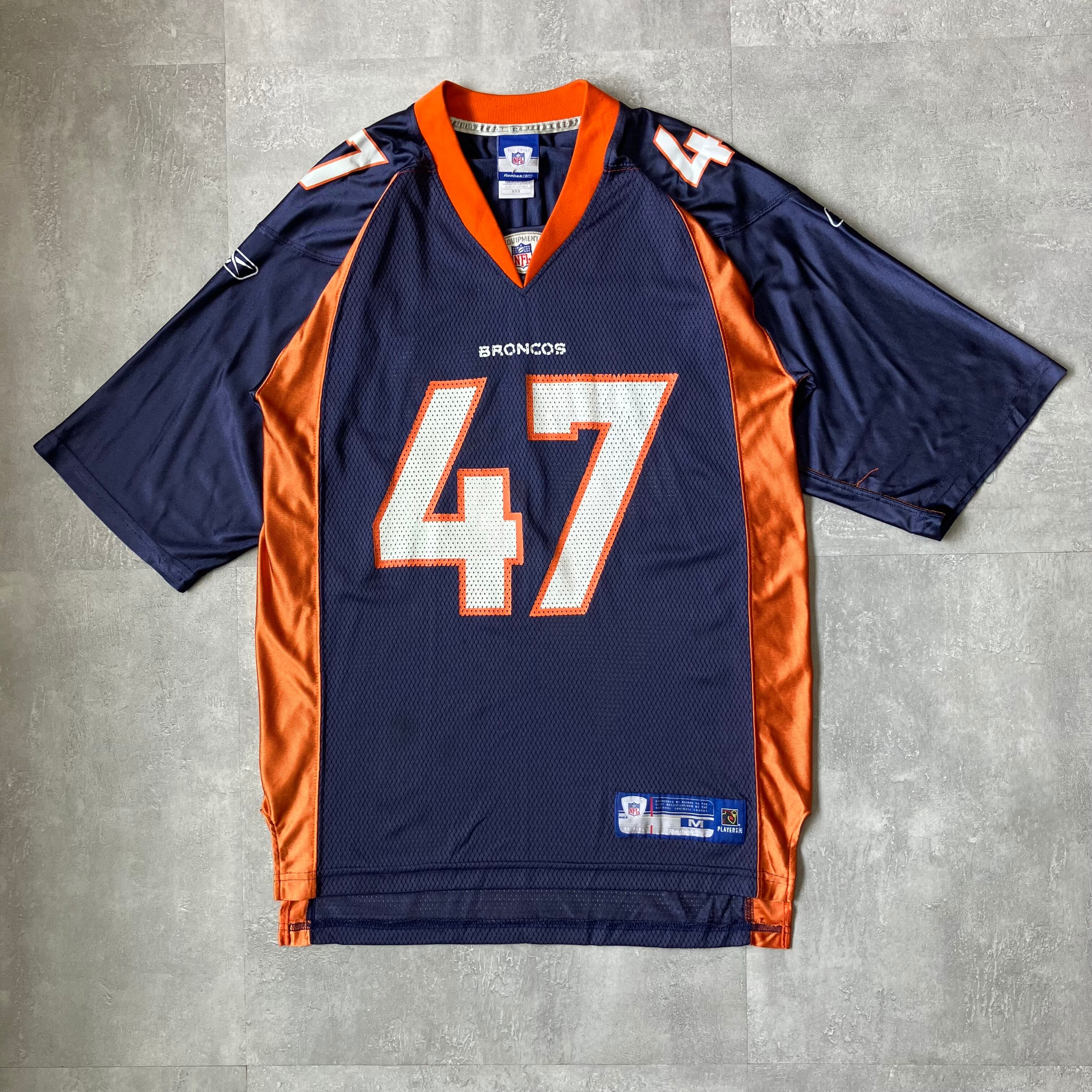 《M size》Reebok リーボック NFL BRONCOS ゲームシャツ No.3742