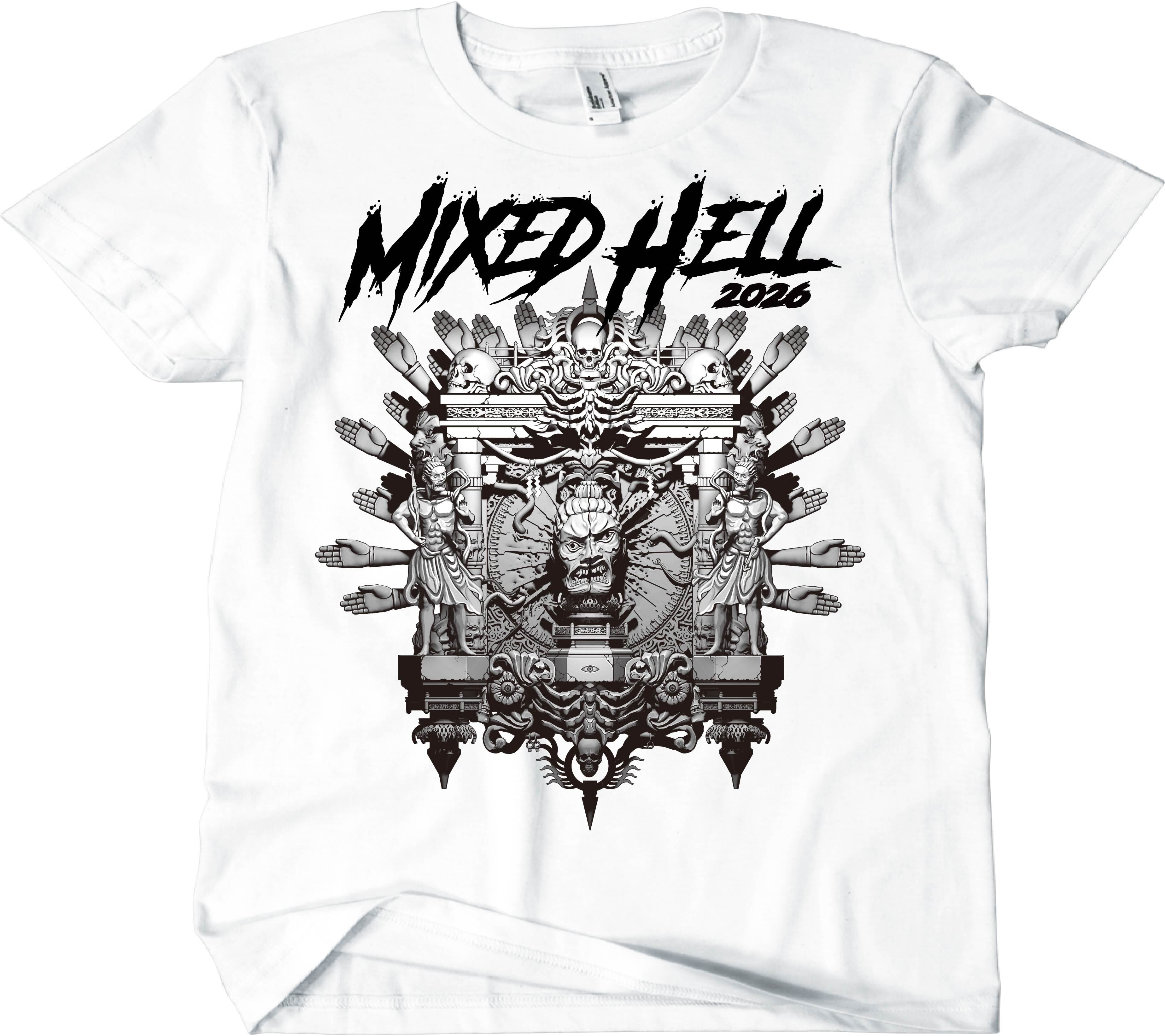 F /// T-shirt WHITE | MIXED HELL official store