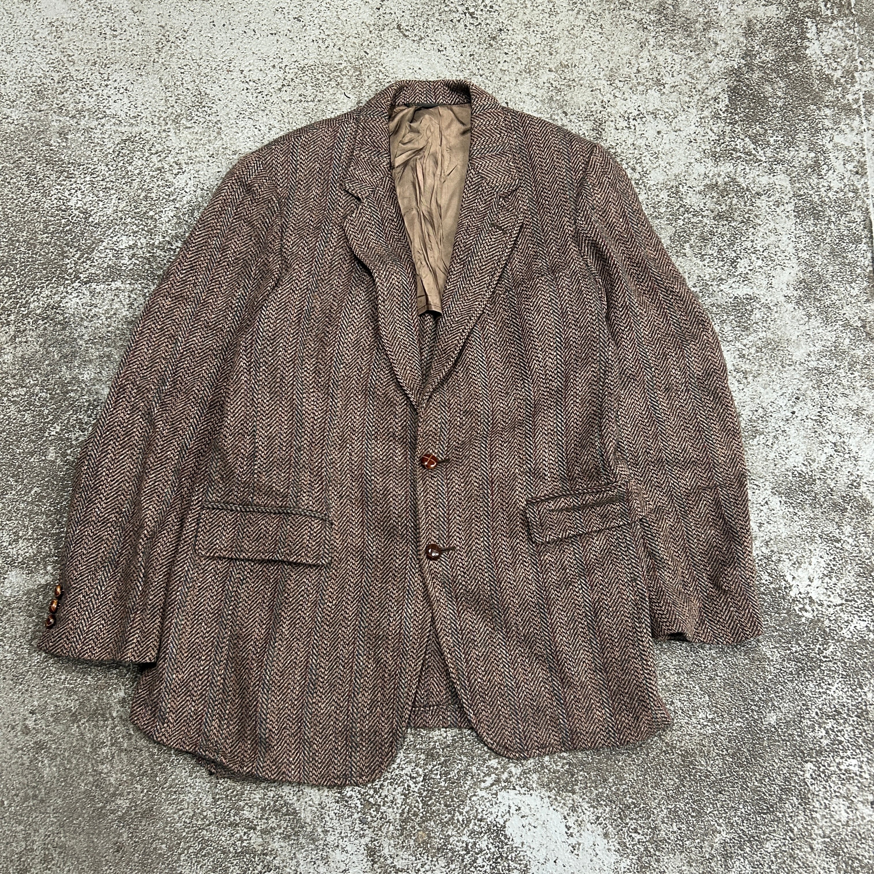 OLD oversized darktone pattern tailored jacket