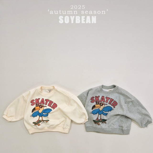 ★即納 パロットトレーナー 【soybean】melange XLsize