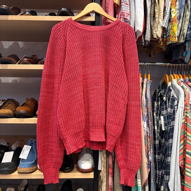 1990s L.L.Bean COTTON KNIT SWEATER PINK