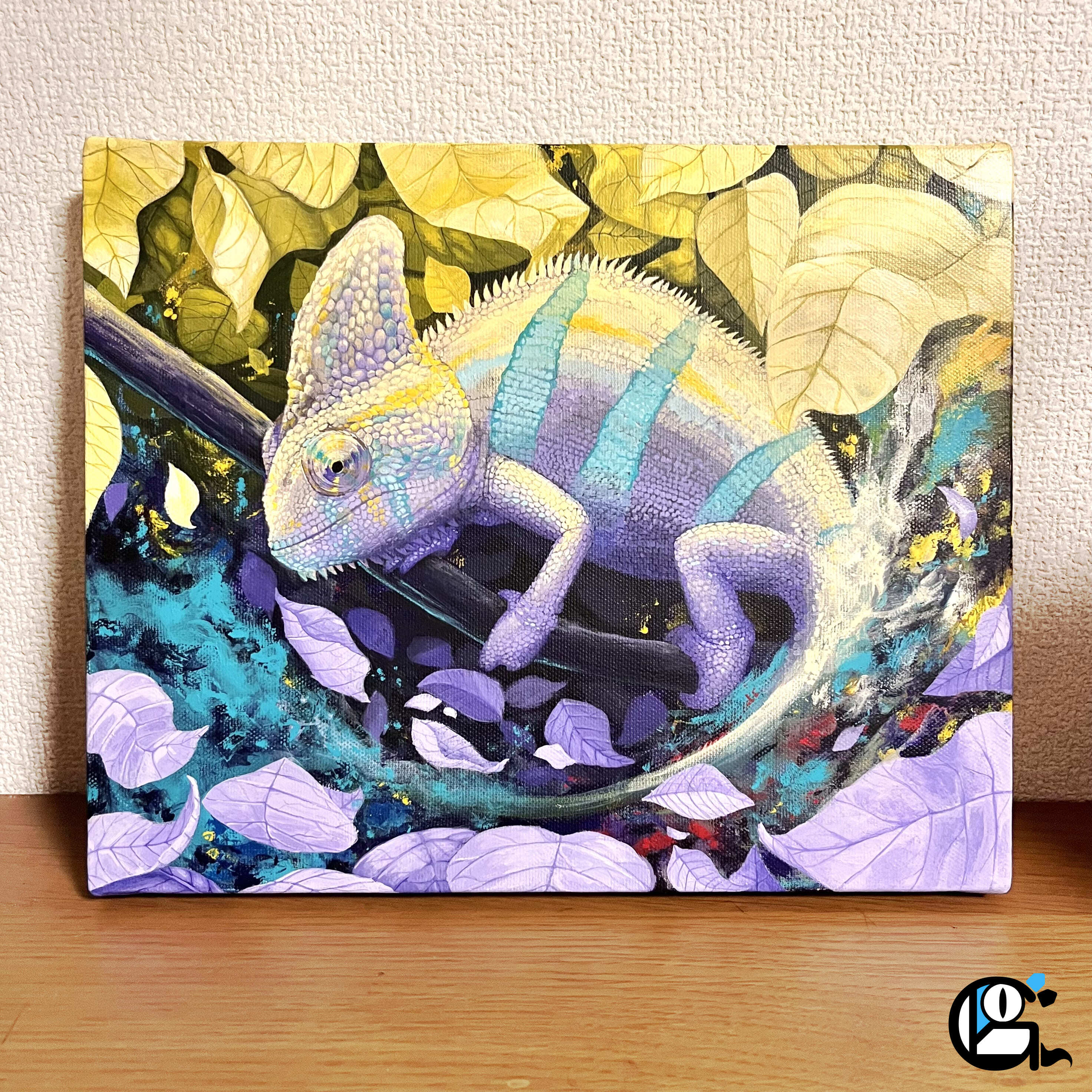 ジャクソンカメレオン 赤 イラスト写真 | lizaeyes