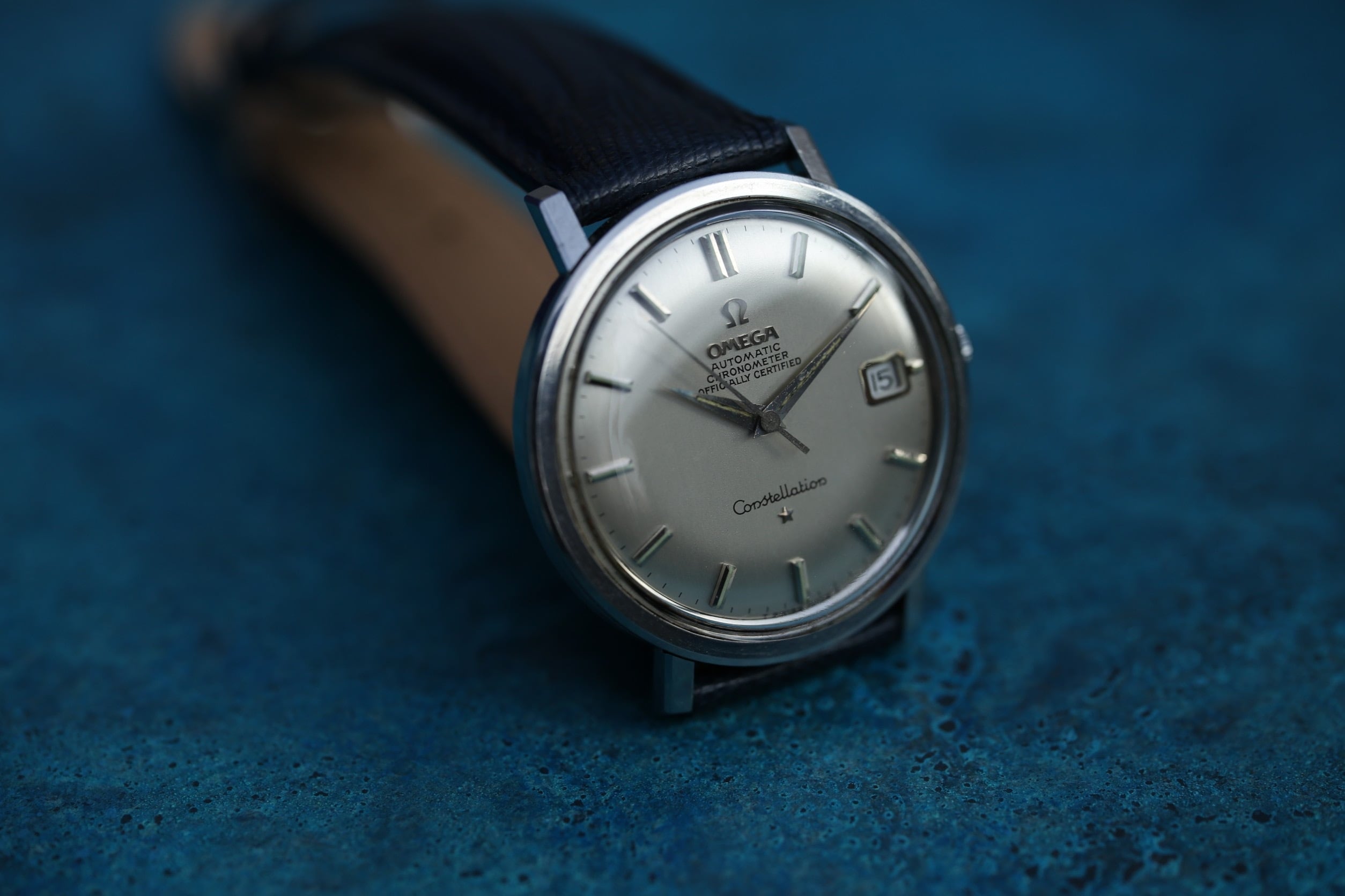 OMEGA】 1966年製 コンステレーション デイト ボンベダイヤル 格納竜頭