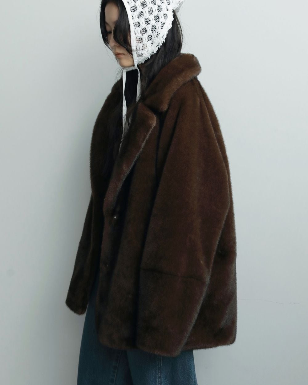 ジャケット・アウター anuke Eco Minkfur Jacket 38 anuke Eco Minkfur Jacket ブラウン 38 ànuke online store