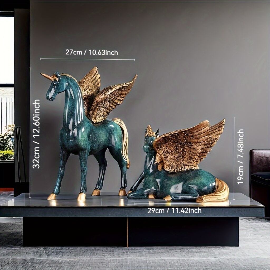 ペガサス　獅子　馬　ユニコーン　置物　飾り オブジェ ユニコーン ペガサス おしゃれ かわいい インテリア 置物 馬