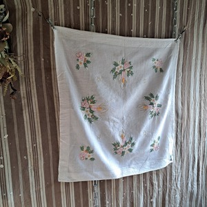 ヨーロッパ 刺繡クロス used [507038]