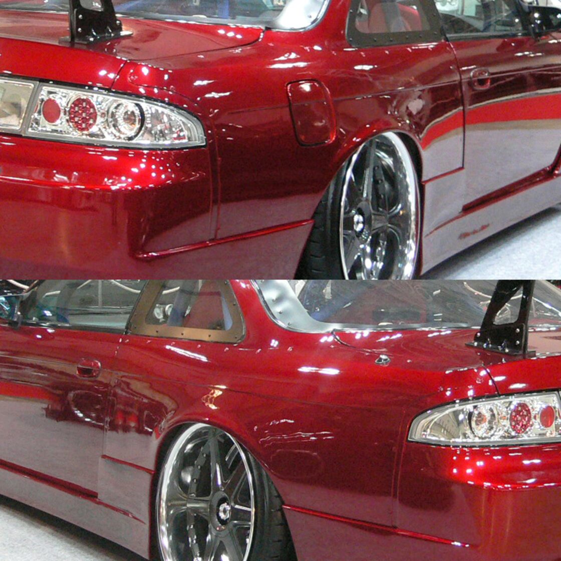 FIRST CONTACT】 FRP製 D-SPEC リアフェンダーキット NISSAN S14 