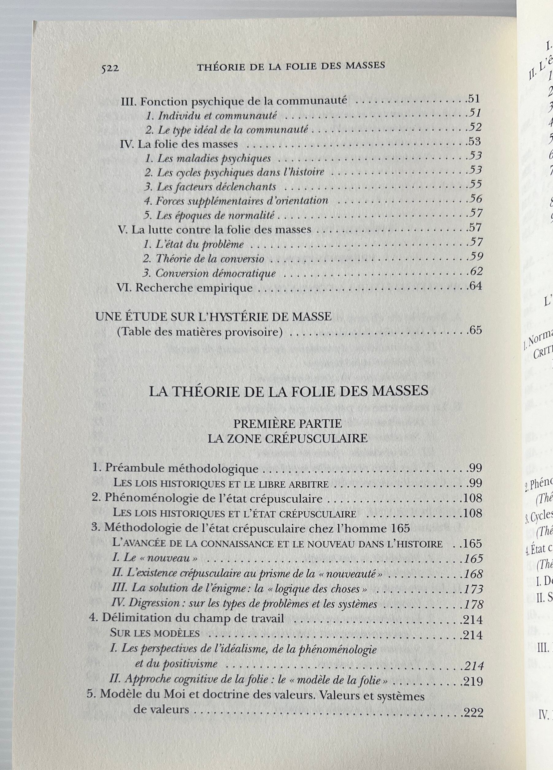 Theorie De La Folie Des Masses / Hermann Broch ヘルマン・ブロッホ / Editions De L'eclat