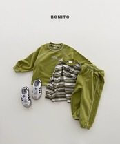 韓国子供服 / BONITO / 26Autumn / ストライプ長袖Tシャツ / 秋服 *12M~JM *