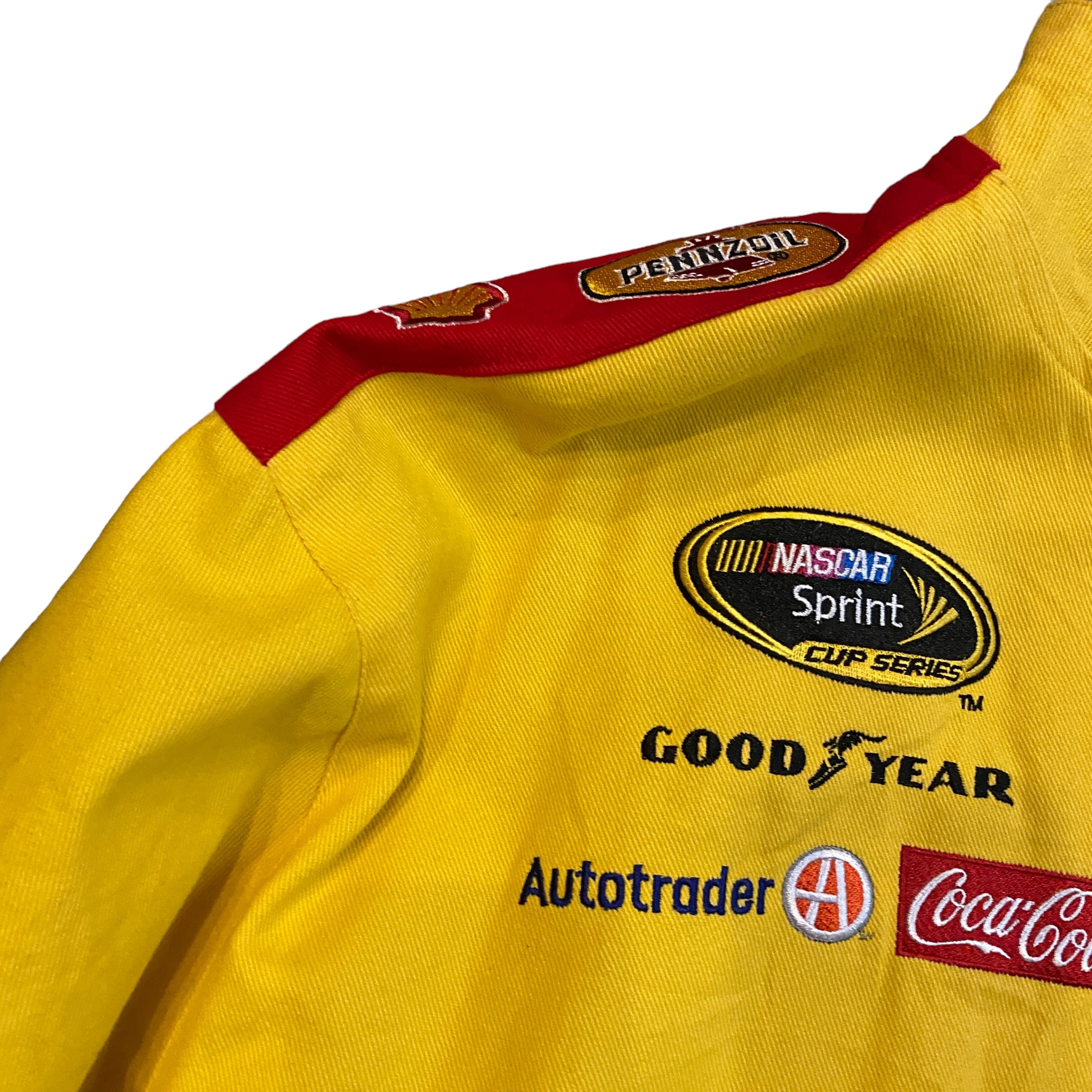 VINTAGE S NASCAR RACING JACKET 3XL YELLOW   new&usedclothing