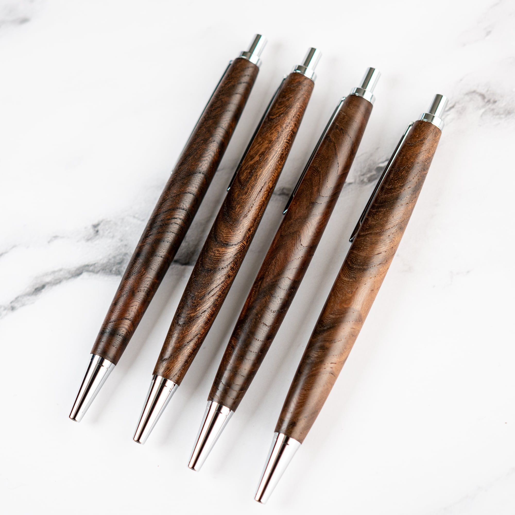 杢軸ボールペン】神代けやき サバ杢 / ノック式木製ボールペン