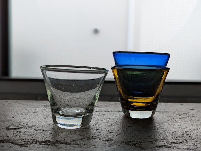琉球ガラス　コーングラス（小）　|　ガラス工房　清天