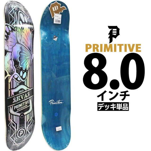 プリミティブ スケボー デッキ │8.0インチ│ Primitive Skateboards Pro Miles Silvas Butterfly Spectra Deck プロモデル マイルスシルバス