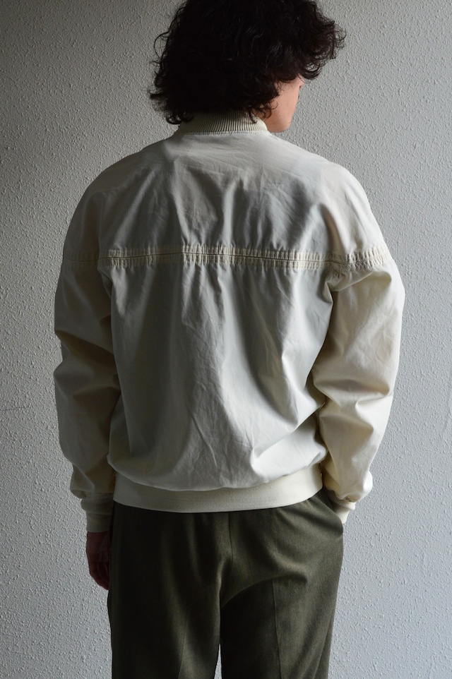 Sears 1970's Derby Jacket Ivory Light Cotton Cloth TALON Zipper  シアーズ 70s ダービージャケット 棒タロン