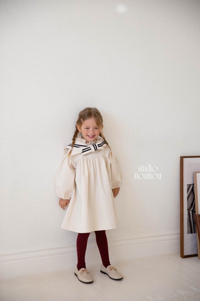 【予約商品】2025 冬 新作 STUDIO NOUNOU スタジオヌヌ 2色展開 ララワンピース