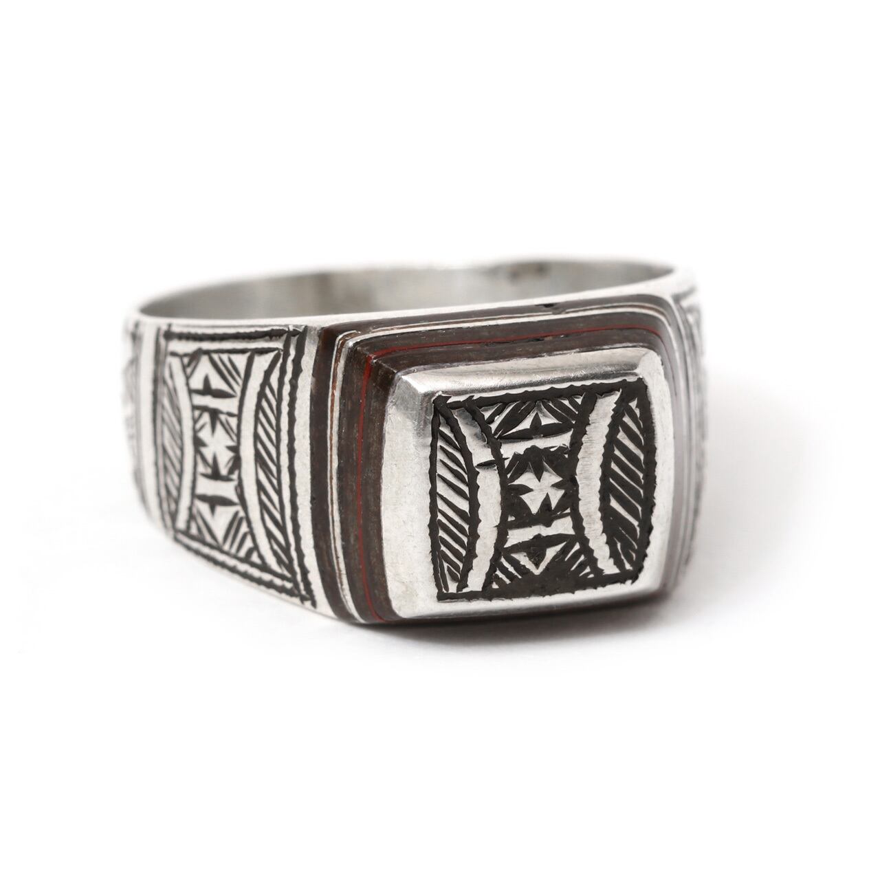 トゥアレグシルバー エボニーウッド 18号 Touareg Silver Jewelry トゥアレグシルバージュエリー EBONY WOOD