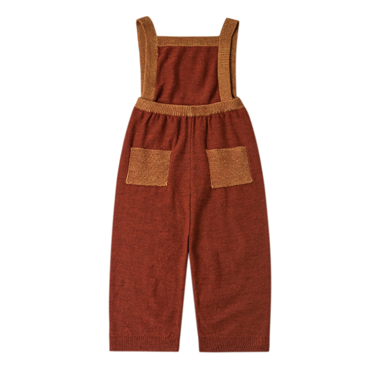 残り1点(4-5y)Knit Planet / Pocket Dungarees / CARAMEL