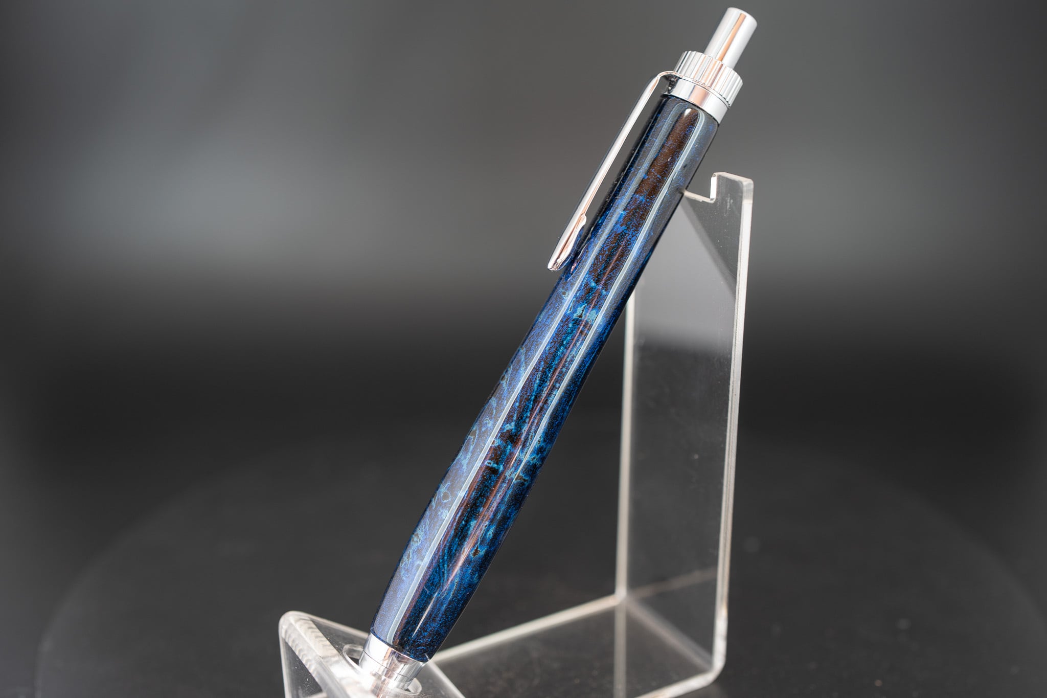 曜変天目】 レッドウッド silver BP | 木軸ペン工房 金杢犀