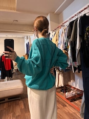 【90s】"NO WORK TEAM" Fuerteventura Sailboard Sweatshirt