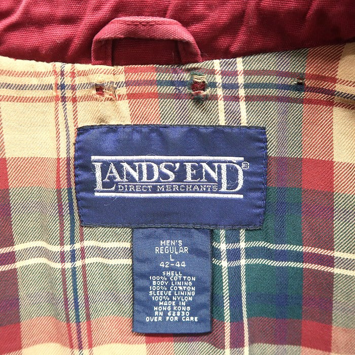 古着 ランズエンド LANDS'END ハンティングジャケット フィールド ...