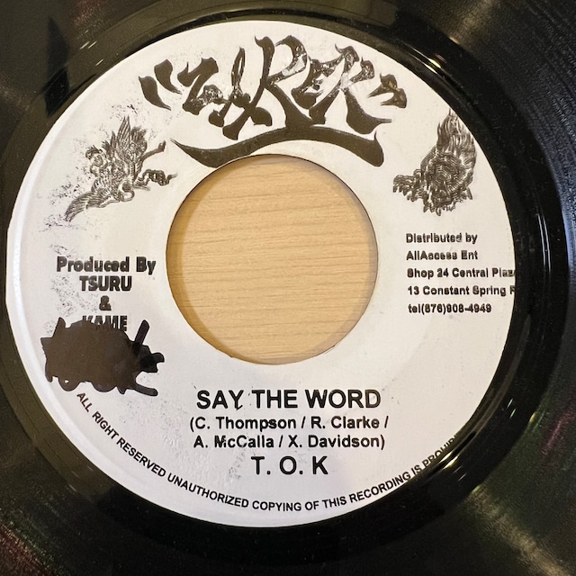 Say The Word / T.O.K 7inch