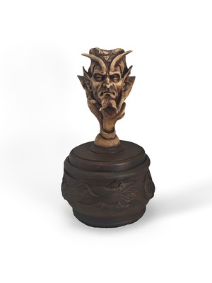 ヴィンテージ雑貨 V-3 Satan Stash sculpture by Thomas Kuntz