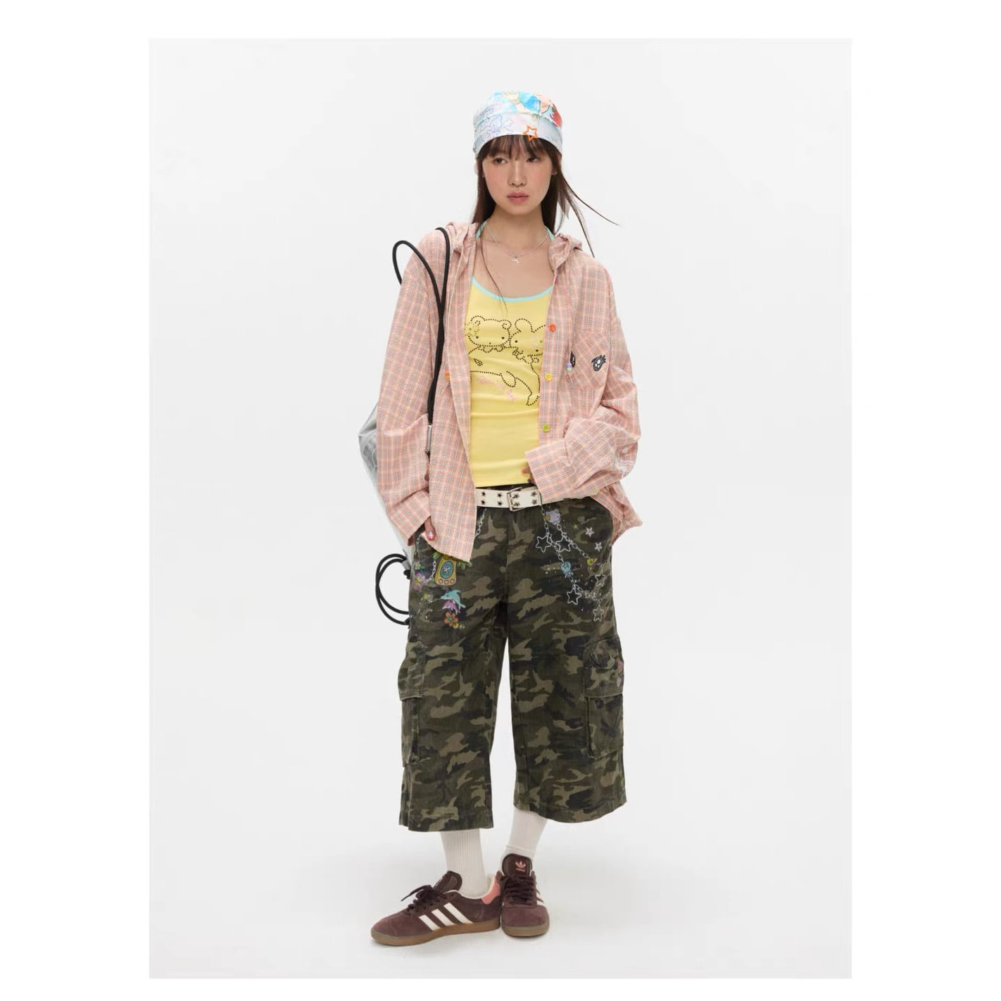 BETWEENAND] Retro Print Camouflage Pants | Pay ID