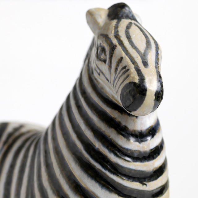 Gustavsberg グスタフスベリ Lisa Larson リサ ラーソン Stora Zoo 大きな動物園 Zebra シマウマ - 6 北欧ヴィンテージ