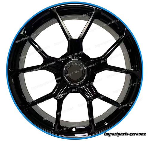 20インチ 21インチブルーラインホイールポルシェ 992 911 GT3 センターロック 4本セット -BRN-11822 鍛造 ★