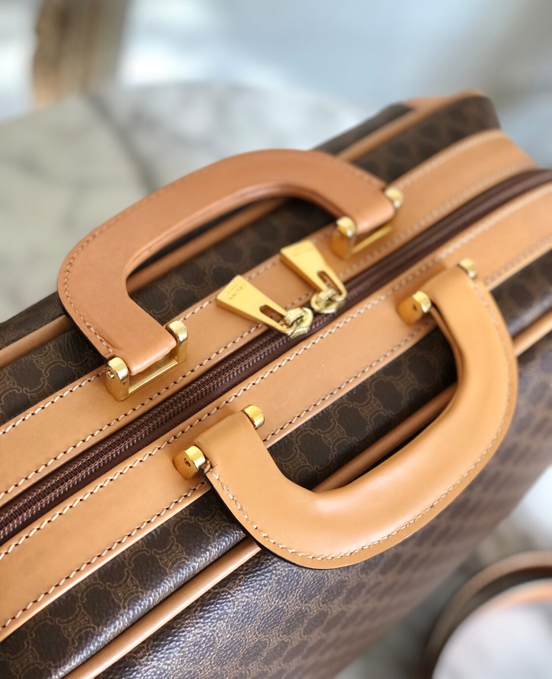セリーヌ マカダム ミニトランクケース（VINTAGE CELINE/セリーヌ 