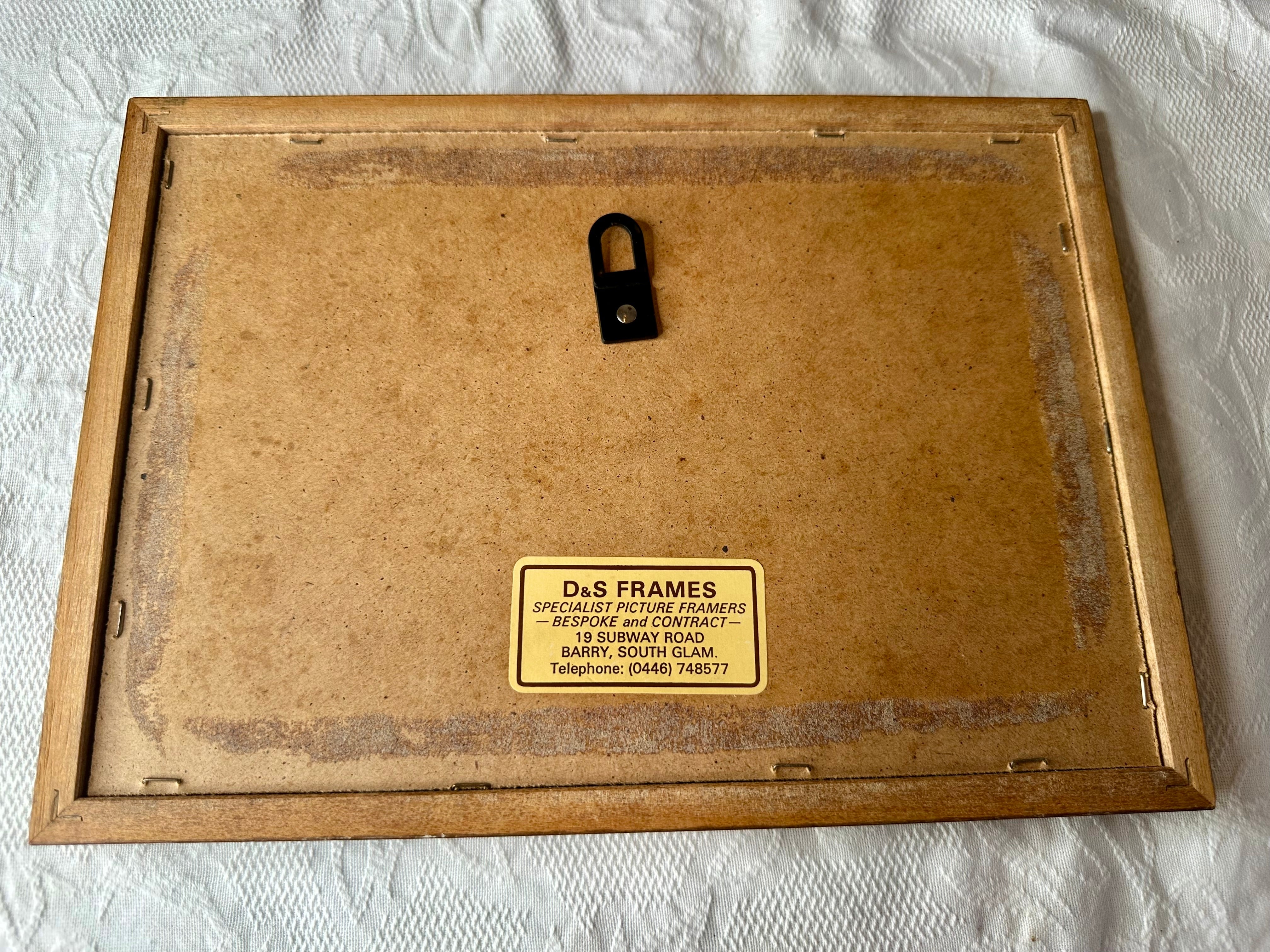 イギリス ウェールズ 鉛筆画 タウンホール 1903年 | VINTIQUES