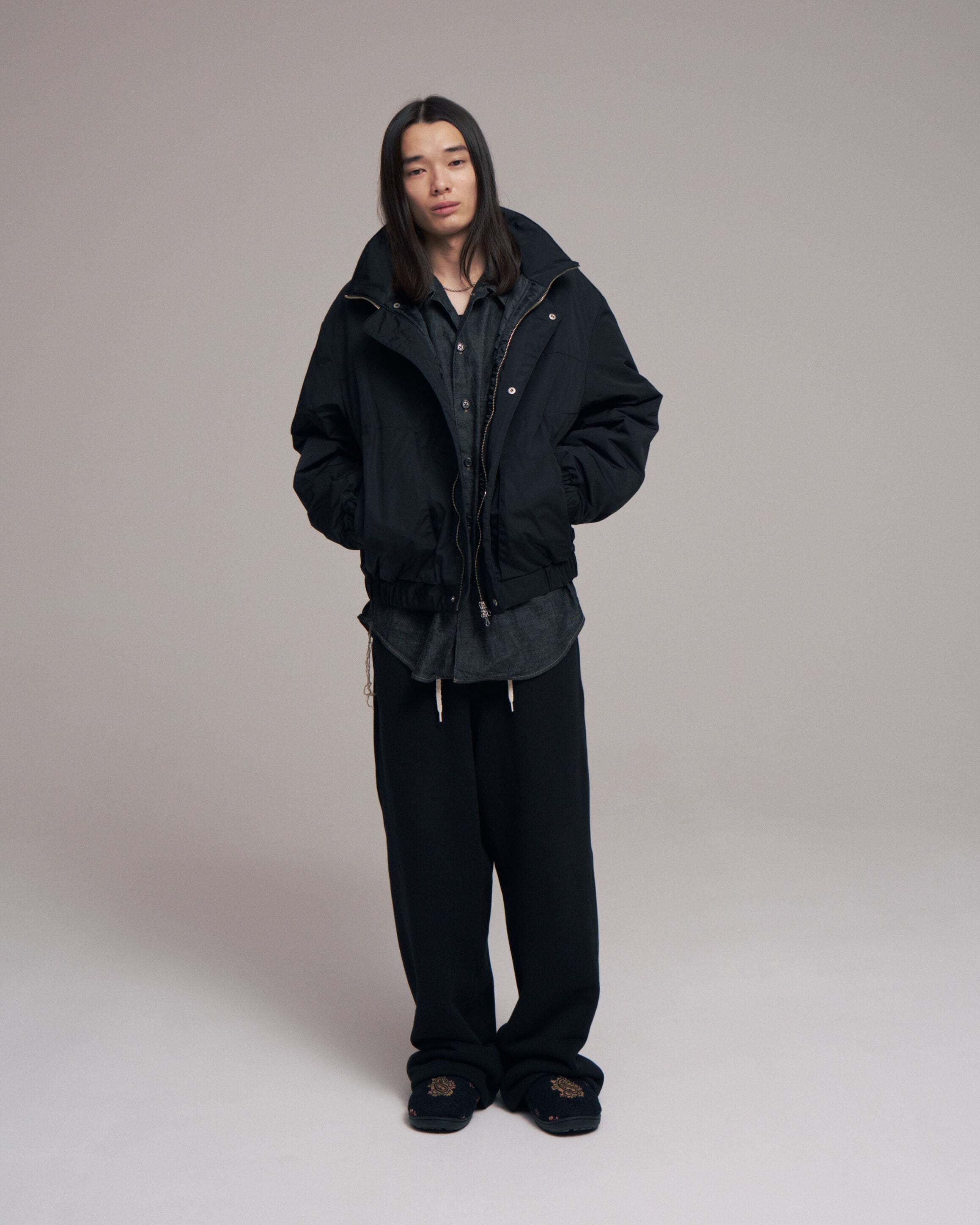 superNova. Balloon jacket 改 中綿ジャケット　黒 superNova. Balloon jacket 改 中綿ジャケット 黒 superNova. Balloon