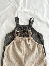 韓国子供服 / 26Autumn / 〖取寄〗ko and ko / フラワーオーバーオール / ベビー服 / キッズ服 *XXS~L*