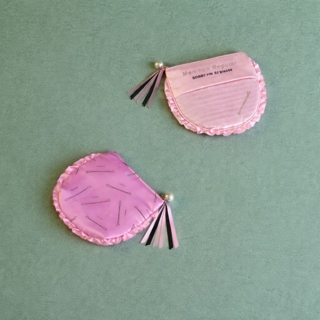 Bobby pin | frill flat pouch