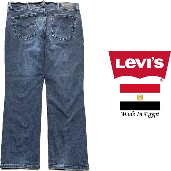 1点物◇エジプト製Levisリーバイス514黒紺ブラックジーンズ古着メンズ